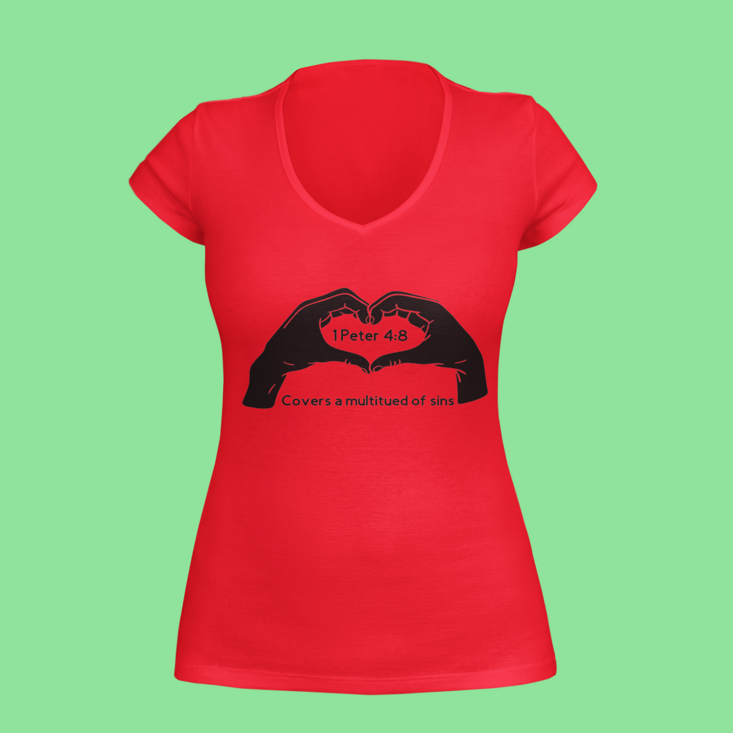God's Love Collection Women's V - Neck T-Shirt