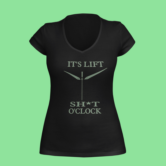 It's Lift Sh*t O'Clock Women's T-Shirt Option 4