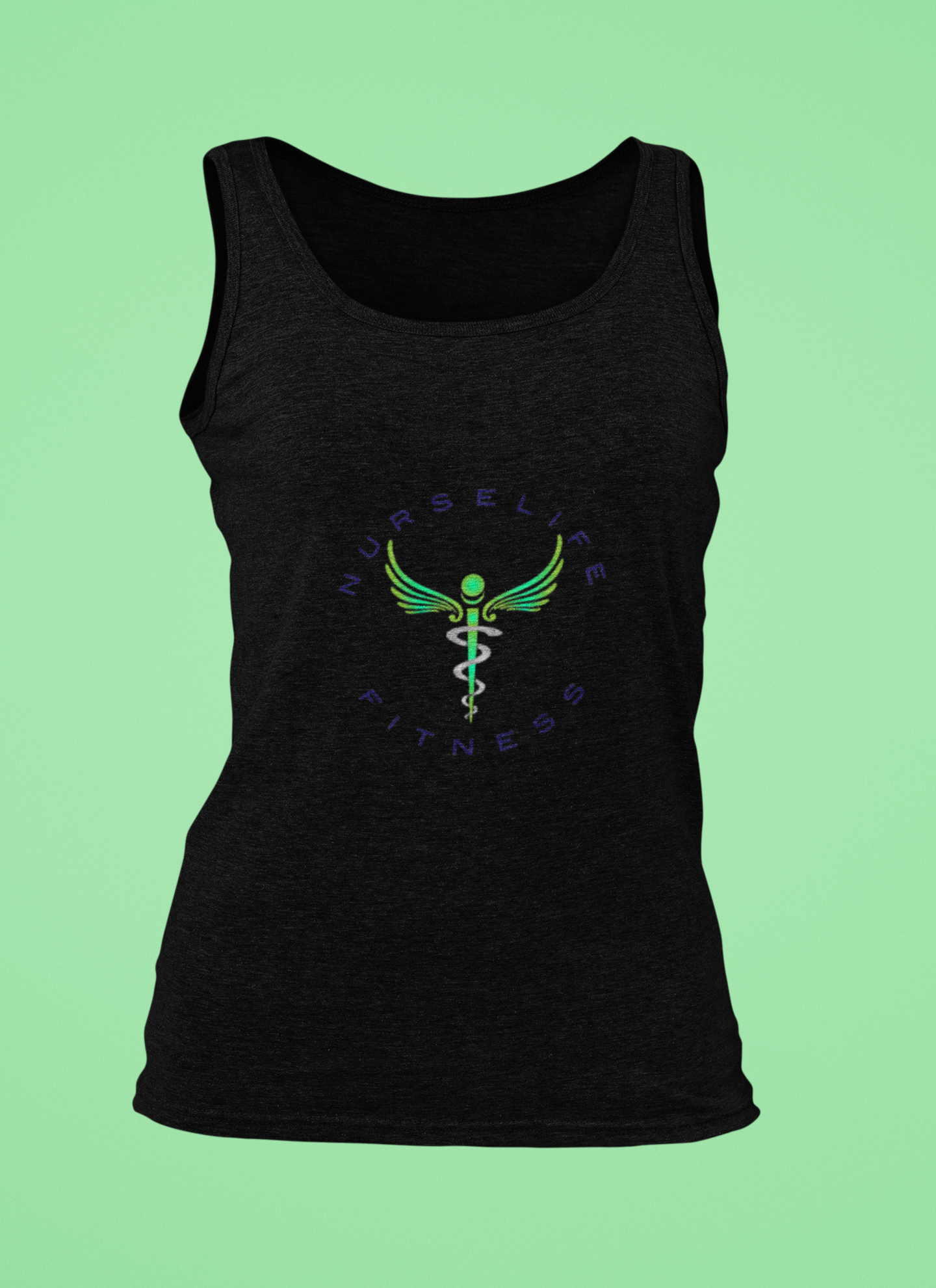 Nurse Life Fitness Brand Women's Tanks