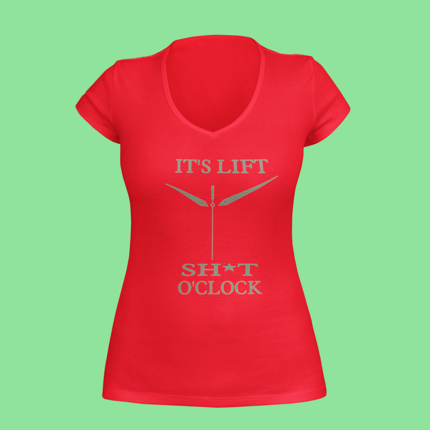 It's Lift Sh*t O'Clock Women's T-Shirt Option 4